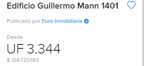 Venta Departamento 1D 1B Estadio Nacional - &Ntilde;u&ntilde;oa