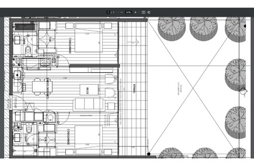 Arriendo Departamento NO 2D en suite Walk-in cl&oacute;set 2B 2E 1B La Dehesa - Lo Barnechea
