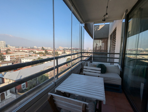 Arriendo Departamento O 3D en suite Walk-in cl&oacute;set 2B 1E 1B Estadio Nacional - &Ntilde;u&ntilde;oa