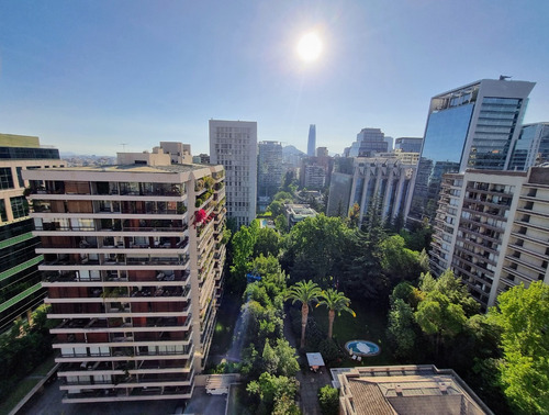 Arriendo Departamento SP 2D en suite 2B 1E 1B Barrio El Golf - Las Condes