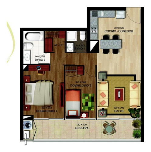 Venta Departamento SP 2D en suite 2B 1E 1B Diego de Almagro - &Ntilde;u&ntilde;oa