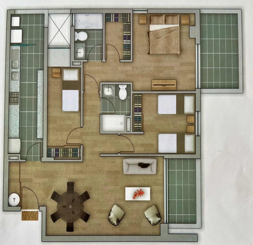 Venta Departamento 3D 2B 1E Campus Oriente - Providencia