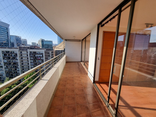 Arriendo Departamento SP 2D en suite 2B 1E 1B Barrio El Golf - Las Condes