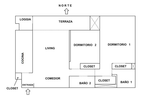 Arriendo Departamento N 2D en suite Walk-in cl&oacute;set 2B 1E Nueva Las Condes - Las Condes