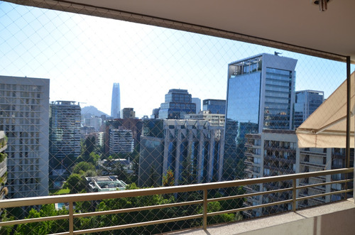 Arriendo Departamento SP 2D en suite 2B 1E 1B Barrio El Golf - Las Condes