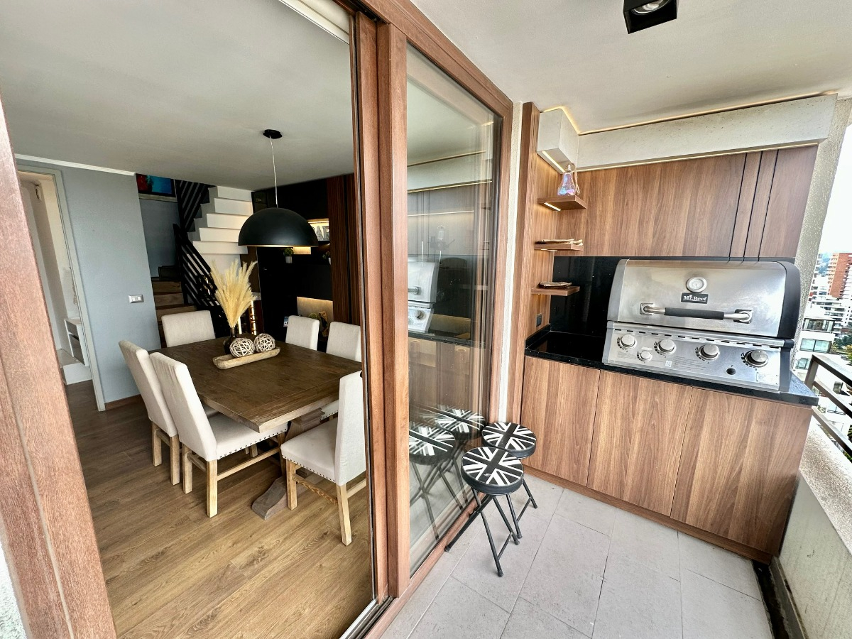 Venta Departamento SP 3D en suite Walk-in cl&oacute;set 4B 2E 1Bd Rotonda Atenas - Las Condes