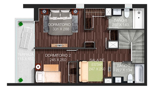 Arriendo Departamento NP 1D en suite 3B 1E 1B Pedro de Valdivia - Providencia