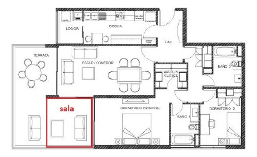 Venta Departamento SP 2D en suite Walk-in cl&oacute;set 2B 1E 1B Rotonda Atenas - Las Condes