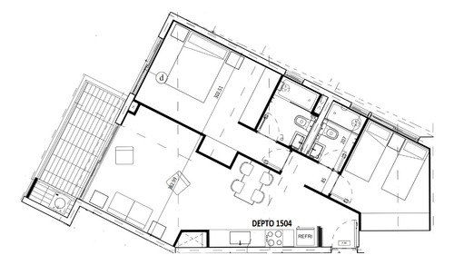 Venta Departamento NO 2D 2B 1E 1B Diagonal Oriente - &Ntilde;u&ntilde;oa