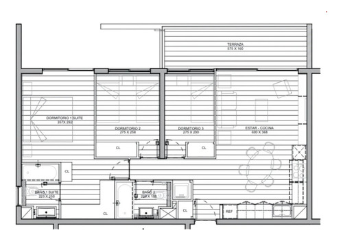 Arriendo Departamento N 3D en suite Walk-in cl&oacute;set 2B 1E 1B Metro Sim&oacute;n Bolivar - La Reina