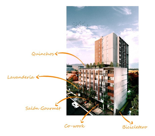 Arriendo Departamento O 2D en suite 2B 1E 1B Metro Monse&ntilde;or Eyzaguirre - &Ntilde;u&ntilde;oa