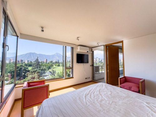 Arriendo Departamento NO 2D en suite Walk-in cl&oacute;set 3B 1E 1B Barrio El Golf - Las Condes