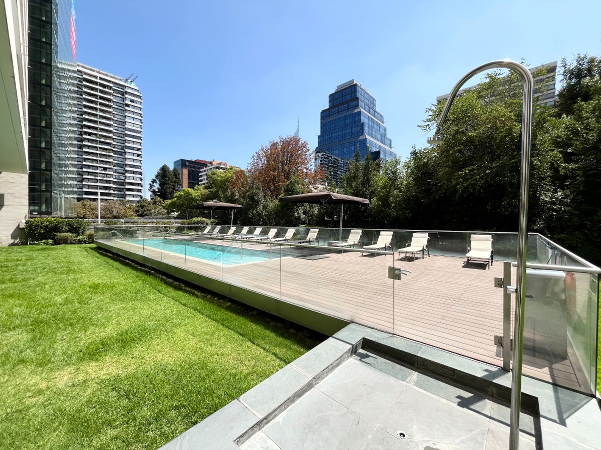 Arriendo Departamento S 4D en suite Walk-in cl&oacute;set 3B 2E 1Bd Barrio El Golf - Las Condes