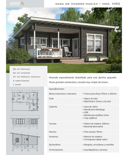 Venta Casa N 2D 1B Camino a Ensenada - Puerto Varas