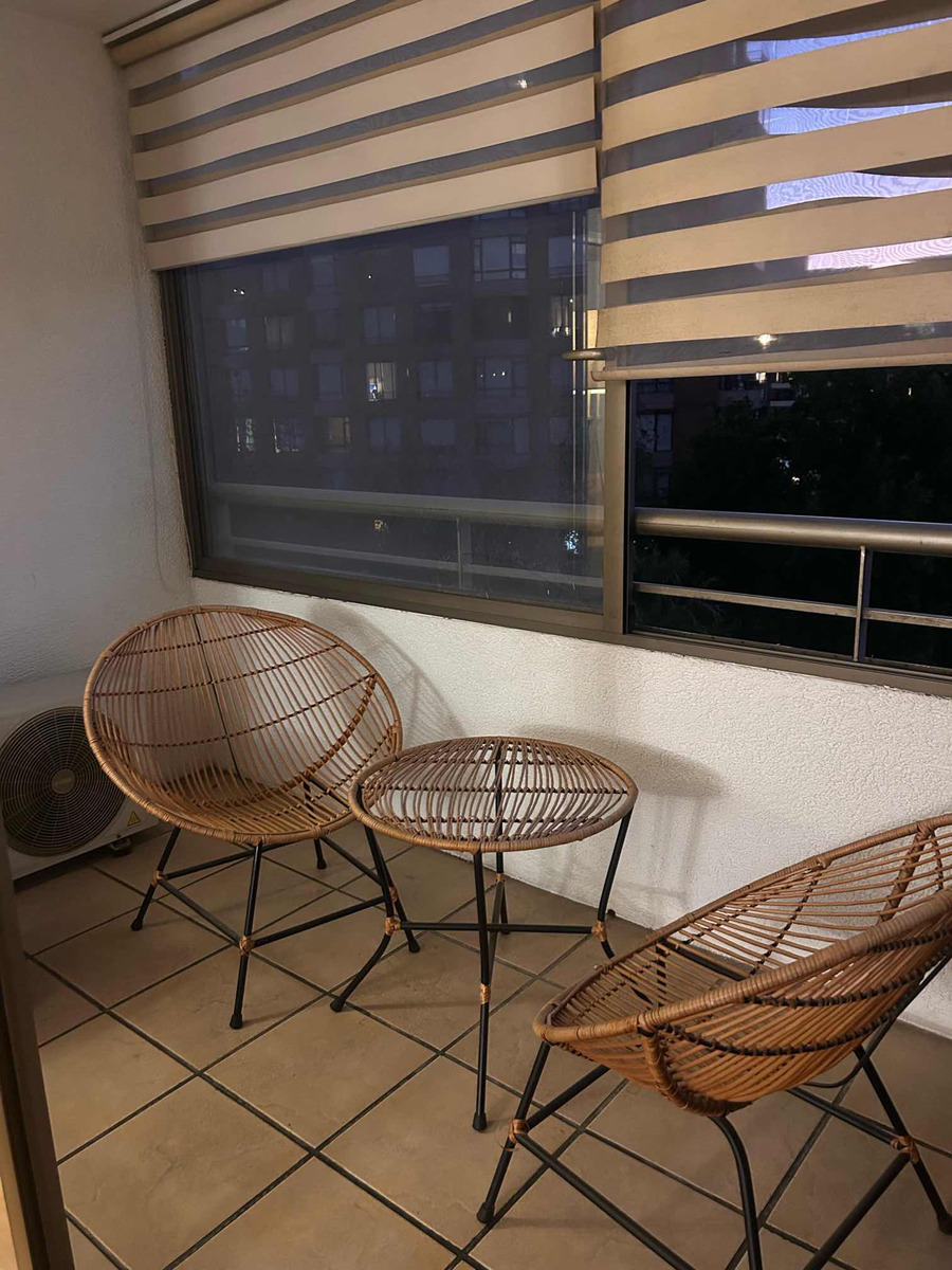 Arriendo Departamento 2D en suite 2B 1E 1Bd Barrio El Golf - Las Condes