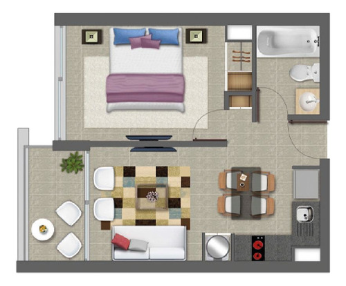 Venta Departamento S 1D 1B 1E 1B Parque San Eugenio - Metro &Ntilde;uble - &Ntilde;u&ntilde;oa