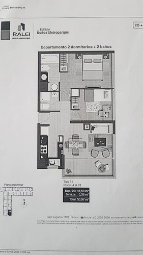 Venta Departamento 2D 2B 1E Parque San Eugenio - Metro &Ntilde;uble - &Ntilde;u&ntilde;oa