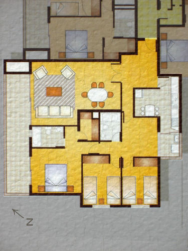 Venta Departamento 3D en suite Walk-in cl&oacute;set 2B 1E 1B Estadio Croata - Vitacura