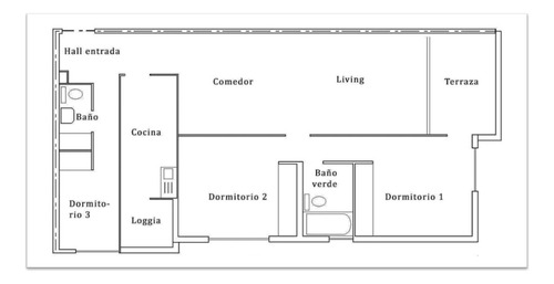 Arriendo Departamento NO 3D 2B 1E Manuel Montt - Providencia