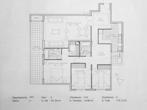Venta Departamento NP 3D en suite Walk-in cl&oacute;set 2B 1E 1B Estadio Croata - Vitacura