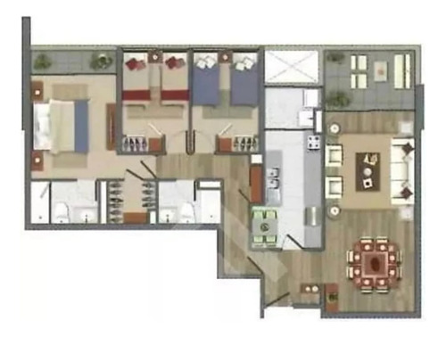 Venta Departamento P 3D Walk-in cl&oacute;set 2B 1E 1B  - Las Condes