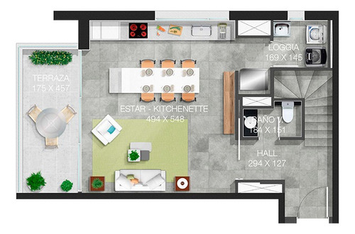 Arriendo Departamento NP 1D en suite 3B 1E 1B Pedro de Valdivia - Providencia