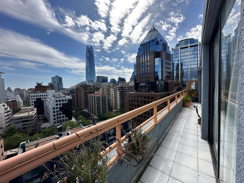 Arriendo Departamento 2D en suite 2B 1E Barrio El Golf - Las Condes