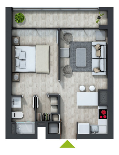 Venta Departamento N 1D 1B 1E 1B Plaza Ega&ntilde;a - &Ntilde;u&ntilde;oa