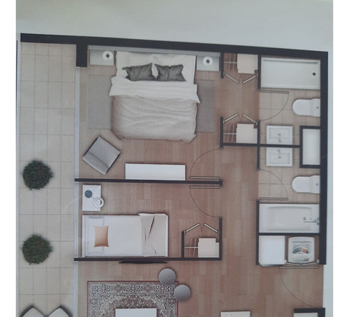 Venta Departamento S 2D en suite Walk-in cl&oacute;set 2B 1E 1B Estadio Nacional - &Ntilde;u&ntilde;oa
