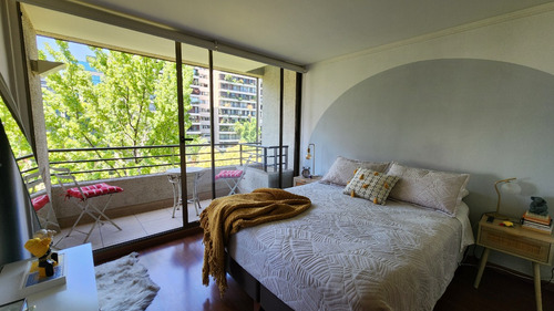 Arriendo Departamento SO 2D en suite Walk-in cl&oacute;set 2B 1E 1B Barrio El Golf - Las Condes