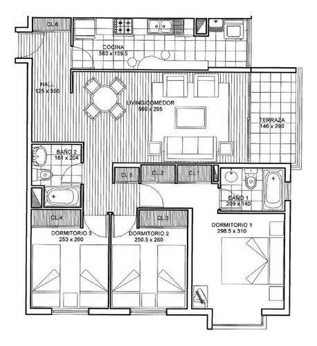 Arriendo Departamento NP 3D en suite 2B 1E 1B Juan G&oacute;mez Millas - &Ntilde;u&ntilde;oa