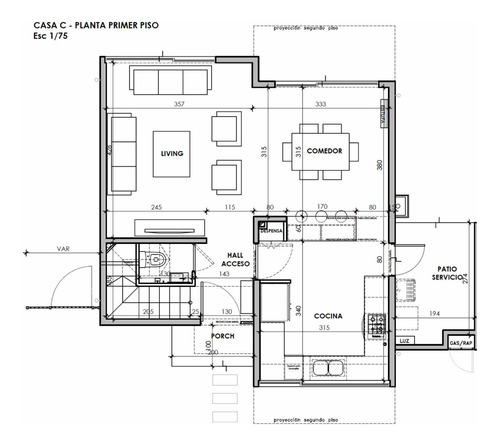 Venta Casa O 3D en suite Walk-in cl&oacute;set 3B 2E 1B Chicureo - Colina