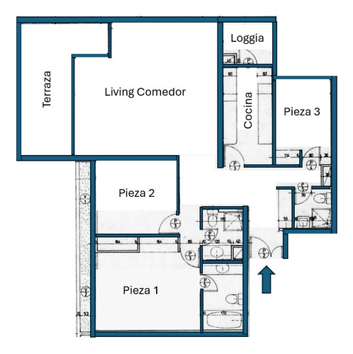 Arriendo Departamento SO 3D en suite 3B 1E 1B Barrio El Golf - Las Condes