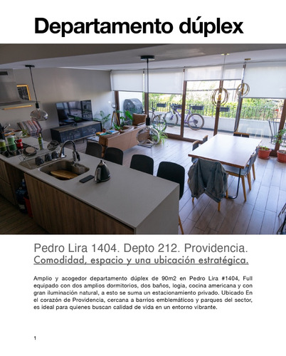 Arriendo Departamento S 2D en suite Walk-in cl&oacute;set 2B 1E In&eacute;s de Su&aacute;rez - Providencia