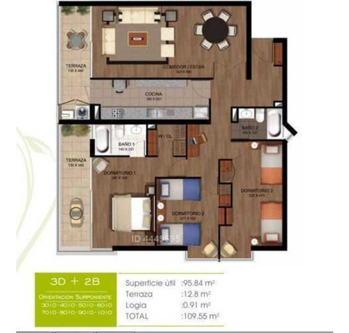 Venta Departamento SP 3D en suite Walk-in cl&oacute;set 2B 1E 1B Diego de Almagro - &Ntilde;u&ntilde;oa