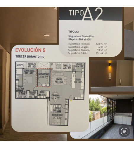 Venta Departamento NP 3D en suite Walk-in cl&oacute;set 3B 2E 1B In&eacute;s de Su&aacute;rez - Providencia