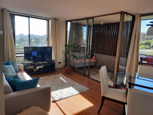 Arriendo Departamento 3D en suite Walk-in cl&oacute;set 2B 1E 1B Estadio Nacional - &Ntilde;u&ntilde;oa