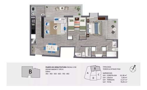 Arriendo Departamento NP 2D Walk-in cl&oacute;set 2B 1E 1B Manuel Montt - Providencia