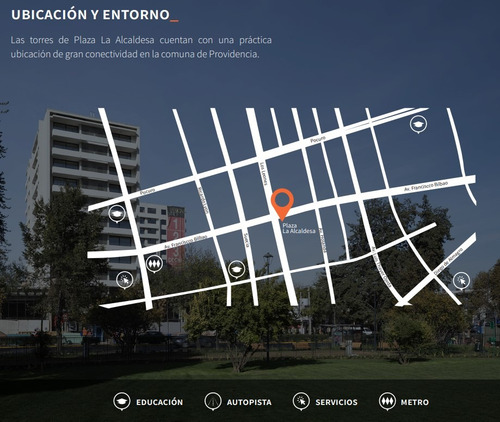 Arriendo Departamento NO 3D en suite Walk-in cl&oacute;set 3B 2E 1B Campus Oriente - Providencia