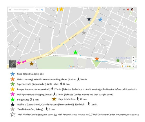 Arriendo Departamento SO 2D en suite Walk-in cl&oacute;set 2B 1E 1B Metro Hernando de Magallanes - Las Condes