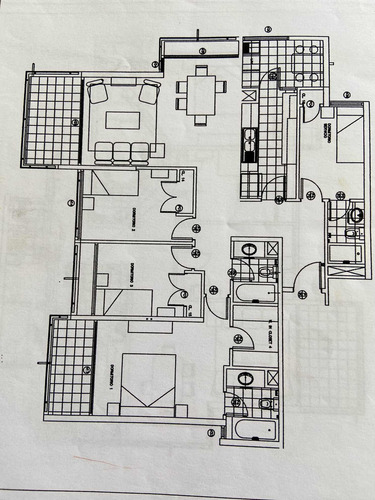 Arriendo Departamento 4D 3B 1E Las Lilas - Providencia