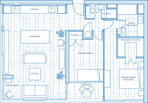Arriendo Departamento SP 2D en suite Walk-in cl&oacute;set 2B Pedro de Valdivia - Providencia