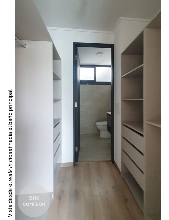 Venta Departamento SO 3D en suite Walk-in cl&oacute;set 3B 1E 1Bd Metro Bilbao - Providencia