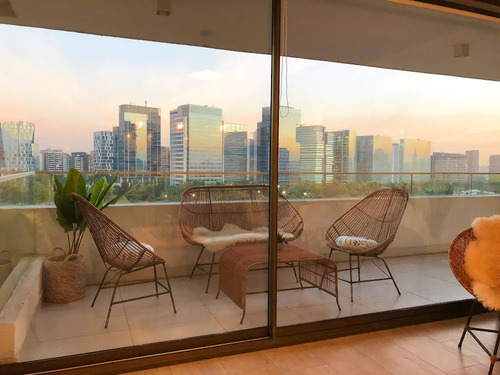 Arriendo Departamento O 2D en suite Walk-in cl&oacute;set 2B 1E 1B Parque Arauco - Las Condes