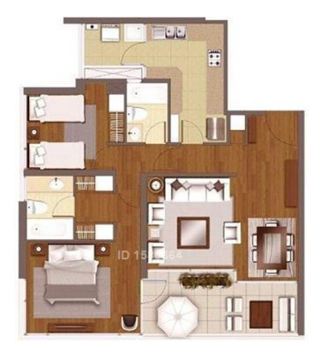 Arriendo Departamento SP 2D en suite Walk-in cl&oacute;set 2B 2E 1B Tabancura - Vitacura