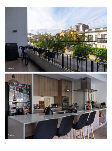 Arriendo Departamento S 2D en suite Walk-in cl&oacute;set 2B 1E In&eacute;s de Su&aacute;rez - Providencia