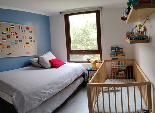 Arriendo Departamento O 3D en suite Walk-in cl&oacute;set 3B 1E 1B Mall Sport - Las Condes