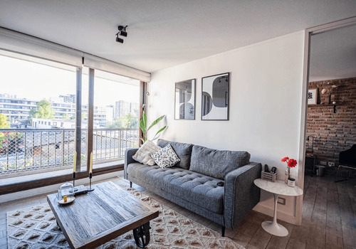 Arriendo Departamento 2D 2B 1E 1B Barrio Italia - Providencia