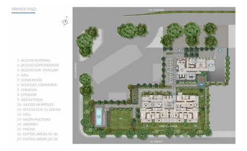 Arriendo Departamento NP 2D en suite 2B 1E 1B Parque Bicentenario - Vitacura