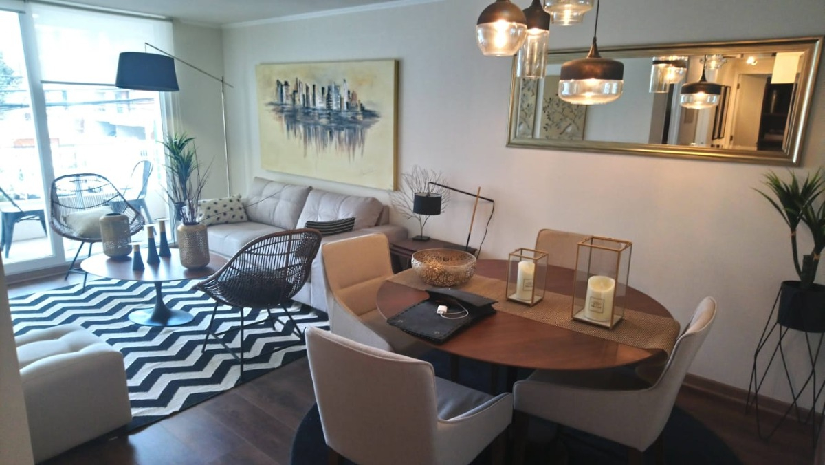 Arriendo Departamento P 2D en suite Walk-in cl&oacute;set 2B 1E 1Bd Parque Juan XXIII - &Ntilde;u&ntilde;oa